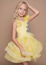 Load image into Gallery viewer, Yellow Dandelion Girls' Dress