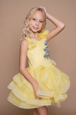 Load image into Gallery viewer, Yellow Dundellion Dress