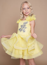 Load image into Gallery viewer, Yellow Dandelion Girls' Dress