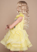 Load image into Gallery viewer, Yellow Dandelion Girls' Dress