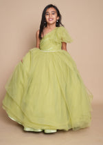 Load image into Gallery viewer, Sage Green Girls' Dress