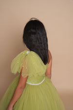 Load image into Gallery viewer, Sage Green Girls' Dress