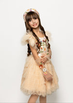 Load image into Gallery viewer, Golden Lotus Girls' Dress