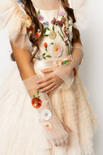 Load image into Gallery viewer, Golden Lotus Girls' Dress