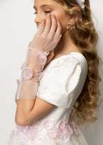 Load image into Gallery viewer, Rose Petal Girls' Gloves