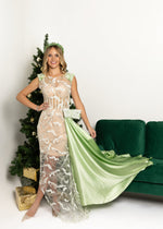 Load image into Gallery viewer, Sage Silk Gown