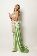 Load image into Gallery viewer, Sage Silk Gown