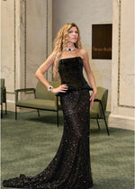 Load image into Gallery viewer, Black Shimmer Dress