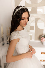 Load image into Gallery viewer, Pearl Fleur Short Bridal Gown