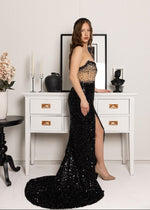 Load image into Gallery viewer, Noir Siren Dress