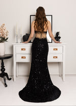 Load image into Gallery viewer, Noir Siren Dress