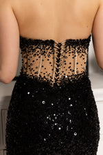 Load image into Gallery viewer, Noir Siren Dress