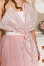 Load image into Gallery viewer, Twinkle Bow Pink Dress for Woman