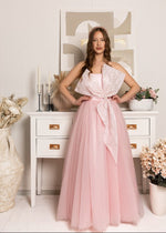 Load image into Gallery viewer, Twinkle Bow Pink Dress for Woman