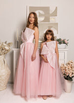 Load image into Gallery viewer, Twinkle Bow Pink Dress for Woman