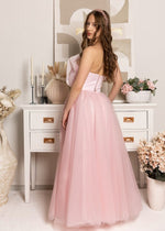 Load image into Gallery viewer, Twinkle Bow Pink Dress for Woman