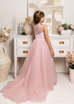 Load image into Gallery viewer, Twinkle Bow Pink Dress for Girls