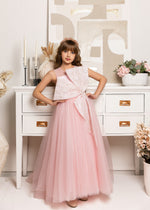 Load image into Gallery viewer, Twinkle Bow Pink Dress for Girls