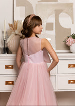 Load image into Gallery viewer, Twinkle Bow Pink Dress for Girls