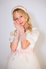 Load image into Gallery viewer, Rose Petal Girls' Gloves