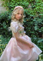 Load image into Gallery viewer, Powder Organza Girls' Dress