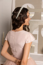 Load image into Gallery viewer, Pure Powder Pink Dress with Tulle Skirt