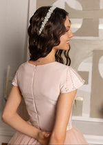 Load image into Gallery viewer, Pure Powder Pink Dress with Tulle Skirt