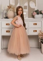 Load image into Gallery viewer, Pure Powder Pink Dress with Tulle Skirt