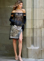 Load image into Gallery viewer, Midnight Lace Skirt