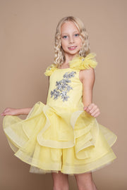 Yellow Dandelion Girls' Dress