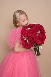 Pink Blossom Girls' Dress