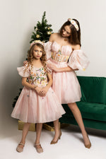 Load image into Gallery viewer, Powder Organza Girls&#39; Dress

