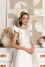 Load image into Gallery viewer, Elara Pearl GIRLS&#39; DRESS
