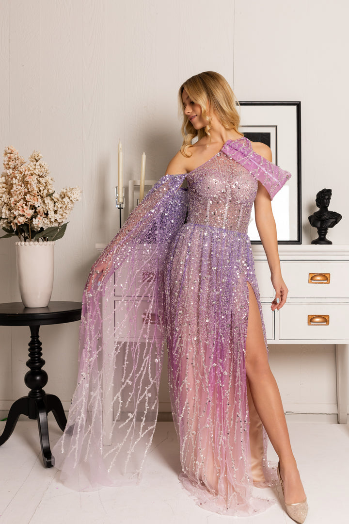Lilac Ombre Dress – SANDRA&SABRINA