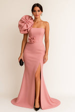 Load image into Gallery viewer, Aurora Long Dress with Side Slit
